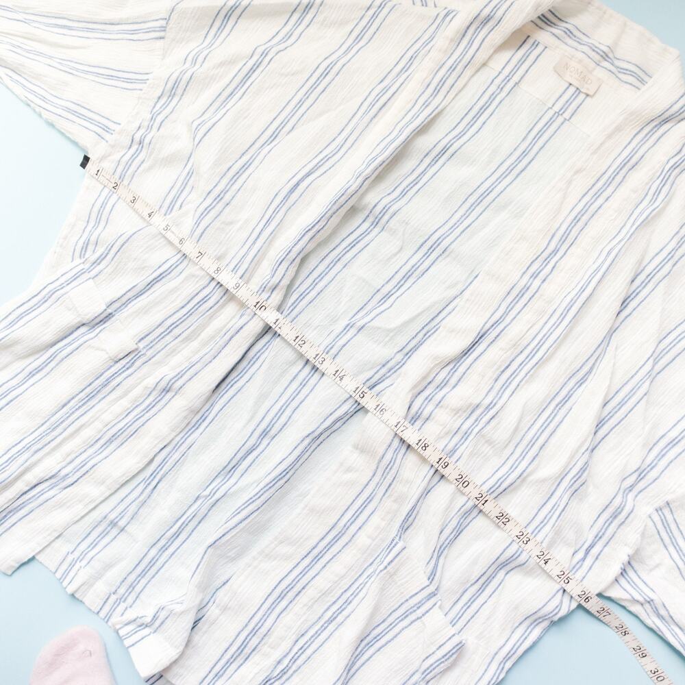 Nomad Ios Open Front Azure Stripe Gauze 100% Cott… - image 5